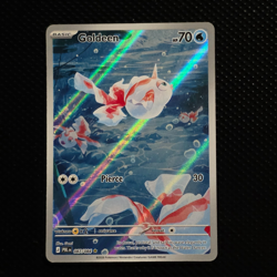 Pokemon TCG Goldeen Illustration Rare 087/084 Pitch Black IR Near Mint - Image 1