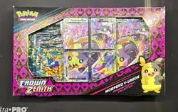 Pokemon TCG Crown Zenith Morpeko V-UNION Premium Playmat Box Promo Booster - Image 1