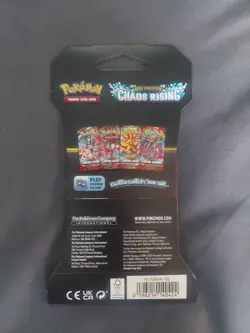 Set of 4 Pokemon TCG Mega Evolution: Chaos Rising Booster Packs - Image 3