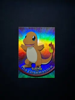 topps Pokemon TV Animation Edition Series 1 Rainbow Foil #04 Charmander - Image 1