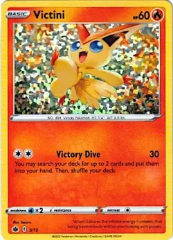 Pokemon TCG Holofoil - Victini - 5/15 - 005/015 / NM / English - Image 1