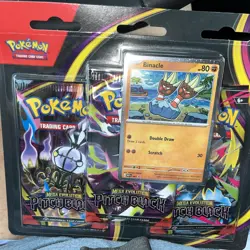 Pokemon - Mega Evolution ME05 Pitch Black 3 Pack Blister Sealed Cards New - Image 1