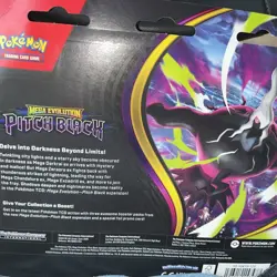 Pokemon - Mega Evolution ME05 Pitch Black 3 Pack Blister Sealed Cards New - Image 3