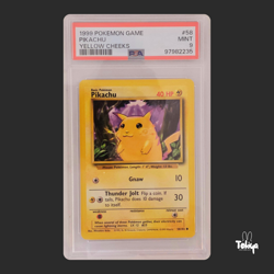 1999 POKEMON GAME #58 PIKACHU YELLOW CHEEKS PSA 9 MINT BASE SET UNLIMITED - Image 1