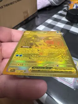 Mega Greninja EX 122/086 Secret Rare Full Art Holo Pokemon Card English - Image 3