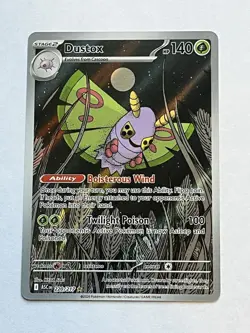 Dustox 220/217 Illustration Rare Ascended Heroes Pokemon Holo - Image 1