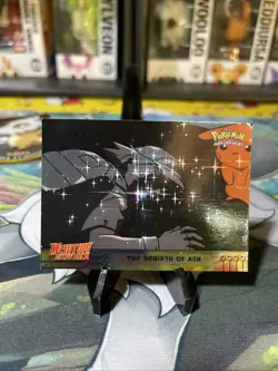 Pokemon TCG The Rebirth of Ash Pokemon Topps Mewtwo Strikes Back 38 Damaged - Image 1