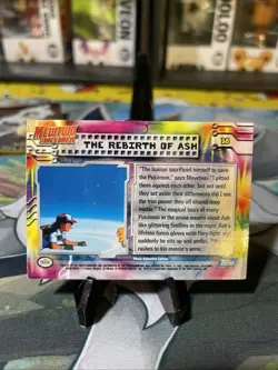Pokemon TCG The Rebirth of Ash Pokemon Topps Mewtwo Strikes Back 38 Damaged - Image 2