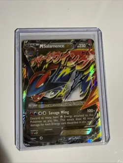 2016 POKEMON XY BLACK STAR PROMO XY171 M MEGA SALAMENCE EX PREMIUM COLLECTION - Image 1