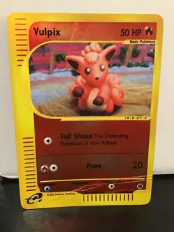 Vulpix 136/165 Pokemon Expedition Common Reverse Holo - Image 1
