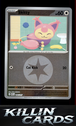 Reverse Holofoil Skitty (Energy Symbol Pattern) 165/217 Pokemon Common ME: Ascen - Image 1