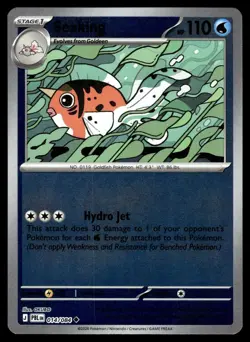 Seaking 014/084 Uncommon Pitch Black Pokemon Reverse Holo Near Mint - Image 1