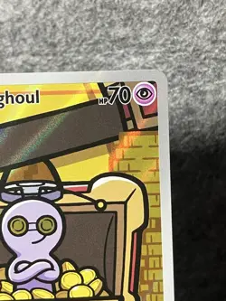 2023 Pokemon TCG SV04: Paradox Rift Gimmighoul 198/182 Illustration Rare NM - Image 3