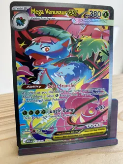 Pokemon Mega Venusaur EX Ultra Rare Full Art Holo 177/132 Mega Evolutions NM - Image 3