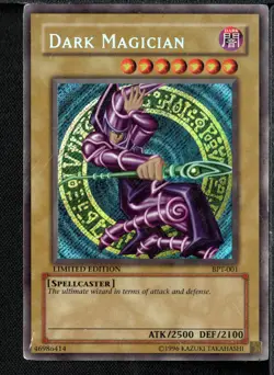 Yugioh - Dark Magician - BPT-001 - Secret Rare - Limited Edition - MP - Image 1