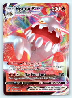 Pokemon Heatran VMAX Astral Radiance ASR VMAX RARE 026/189 NM - Image 1
