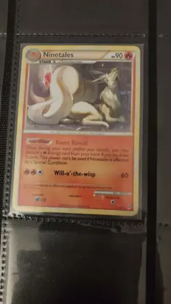 Pokemon TCG Ninetales Call of Legends 17/95 Non Holo Rare HP - Image 1
