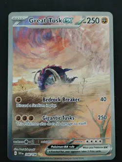 Pokemon TCG Great Tusk ex 246/198 SV01: Scarlet & Violet Base Set Holo - Image 3