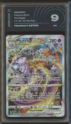Mewtwo VSTAR GG44/GG70 - Pokemon Crown Zenith - AiGrading 9 - Image 1