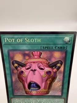 Pot Of Sloth - Chaos Origins - Secret Rare - Near Mint CORI-EN061 - YuGiOh! - Image 2