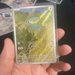 Pokemon TCG S&V Destined Rivals Electrike Card 196/182 Illustration Rare - Image 1