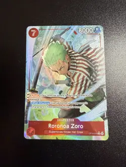 Roronoa Zoro - Alternate Art Rare One Piece Card OP14-015 R - Image 1