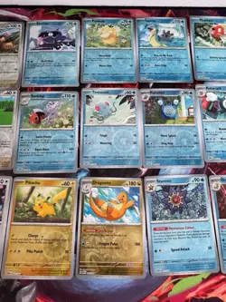 Pokemon Scarlet & Violet 151 REVERSE HOLO 45 Card Lot LP/NM - Pikachu Dragonite - Image 4