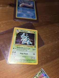 Pokemon Nidoqueen TCG Holo Unlimited Rare Card 12/130 Base Set 2 - Image 1