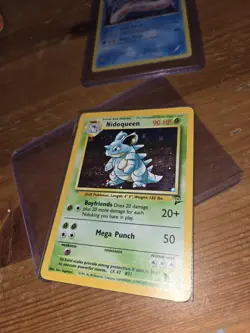 Pokemon Nidoqueen TCG Holo Unlimited Rare Card 12/130 Base Set 2 - Image 3
