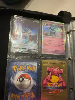 Pokemon Card Binder Lot 180+ Cards Holos Rev Holos Promos & Binder - Image 4