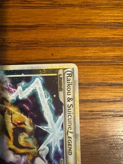 Raikou & Suicune Legend Top Card Pokemon Unleashed 92/95 HP/NM - Image 4