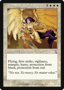 Akroma, Angel of Wrath x1 MTG Magic the Gathering - Time Spiral - Image 1