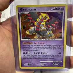 Pokemon Giratina TCG Platinum Holo Rare Card 9/127 LP Condition Nintendo Pokemon - Image 2