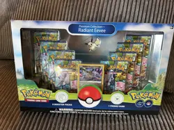 Pokemon TCG Pokemon GO Radiant Eevee Premium Collection Box Sealed 820650850523 - Image 1