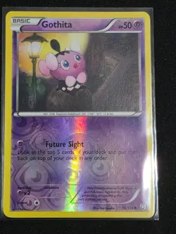 GOTHITA 55/124 Common Dragons Exalted Pokemon Reverse Holo Lightly Played - Image 1