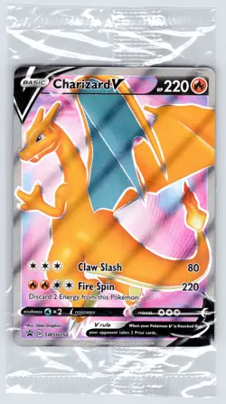 Charizard V SWSH050 - SWSH Promo Pokemon Card - Sealed - Image 1