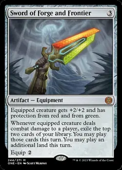 MTG Sword of Forge and Frontier, NM-Mint, English Phyrexia: All Will Be One - Image 1