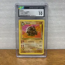 Golem 36/62 Pokemon Fossil MINT CGC 10 - Image 1