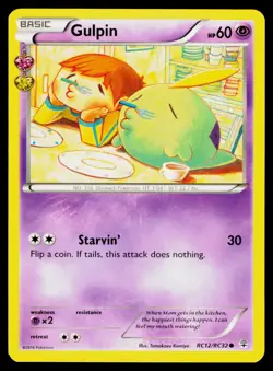 Gulpin - RC12/RC32 NM Common Generations Pokemon Pack Fresh - Image 1