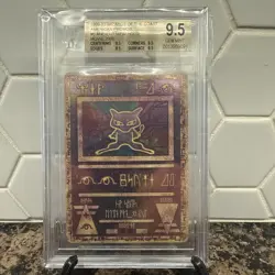 1999 Pokemon Movie Promo #1 Ancient Mew Holo BGS 9.5 No 9s Cross To PSA 10 - Image 1
