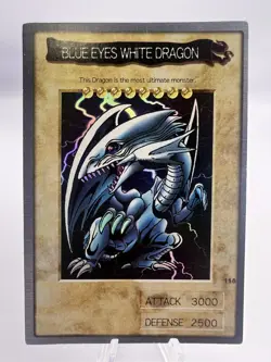 Yu-Gi-Oh! Card Blue-Eyes White Dragon Bandai Holo No.118 English - Image 1