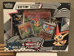 2025 Pokemon Black Bolt/White Flare Victini Illustration Collection Box Sealed - Image 1