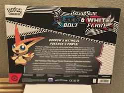2025 Pokemon Black Bolt/White Flare Victini Illustration Collection Box Sealed - Image 2