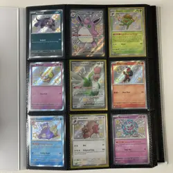 Pokemon Binder Collection, Shiny Rares, IR, Double Rares -SWSH/S&V/ME 165 Cards - Image 1