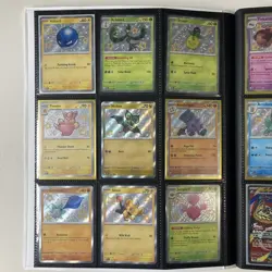Pokemon Binder Collection, Shiny Rares, IR, Double Rares -SWSH/S&V/ME 165 Cards - Image 2