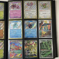 Pokemon Binder Collection, Shiny Rares, IR, Double Rares -SWSH/S&V/ME 165 Cards - Image 3