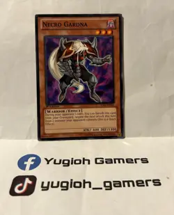 Yu-Gi-Oh Necro Gardna SDL1 1st Edition Common Light Played - Image 1