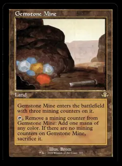 Gemstone Mine (Retro Frame) 395 R Dominaria Remastered NM - Image 1