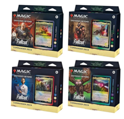 Magic The Gathering MTG Universes Beyond Fallout Commander Deck Fallout Set of 4 - Image 1