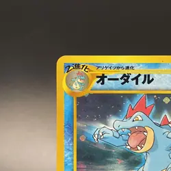 [SWIRL] Feraligatr No. 160 Holo Neo Premium File 1 Pokemon Card Japanese - MP - Image 4